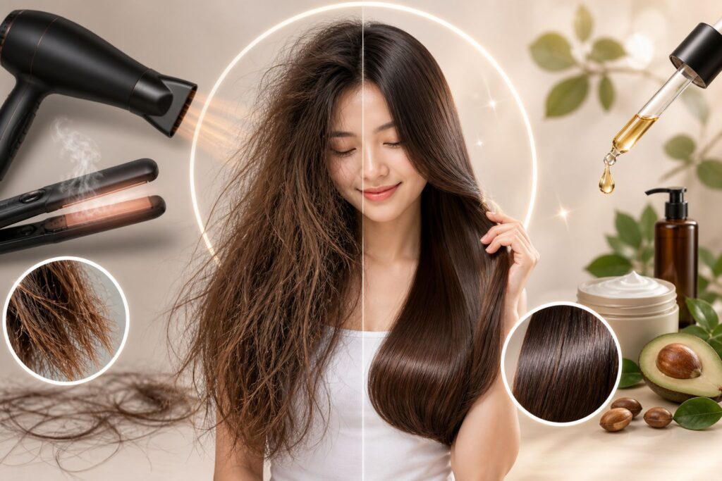 Merawat Rambut Rusak